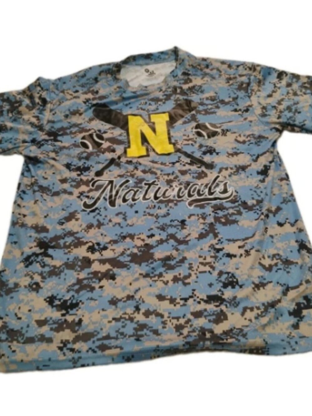 Naturals Baseball Digital Camo Jersey Medium Badger Sport Baseball Shirt